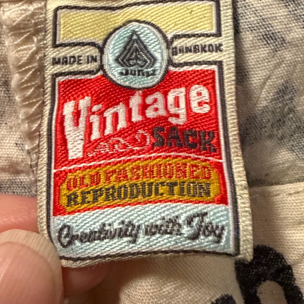 Vintage Sack overalls gold medal flour cotton wide leg - Picture 7 of 8